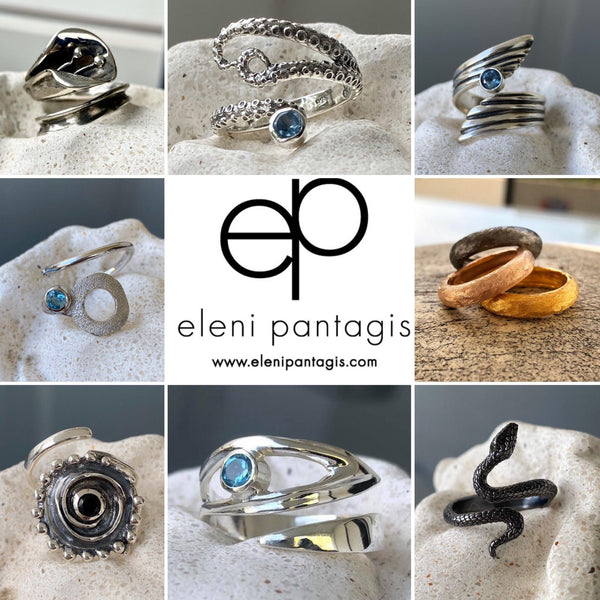 Jewelry designed by Eleni Pantagis