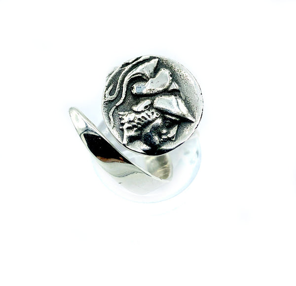 Athina ring, goddess athena ring, athina silver ring 