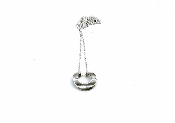 oval pendant, greek pendant, greek jewelry, silver pendant with chain 