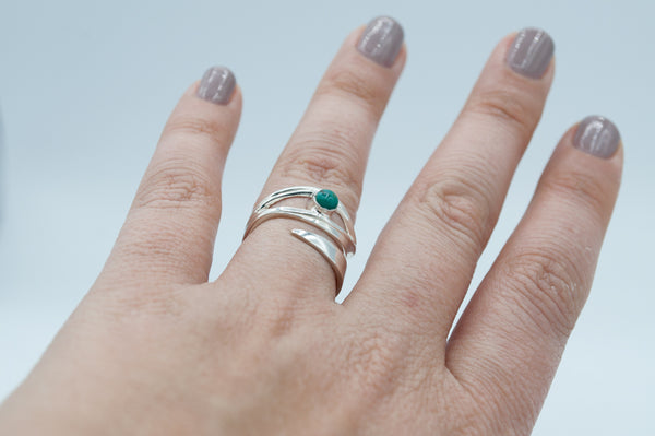 eye turquoise stone silver ring, silver eye ring turquoise stone ring 