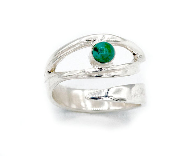 eye turquoise stone silver ring, silver eye ring turquoise stone ring 