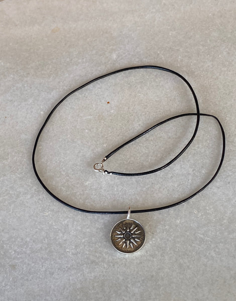 Vergina Sun pendant silver, Macedonian sun pendant, Greek  necklace 