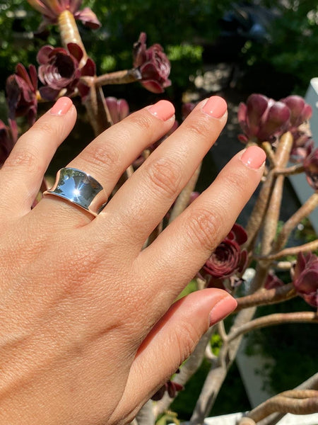 Greek fashion ring, Silver ring, adjustable handmade silver ring 