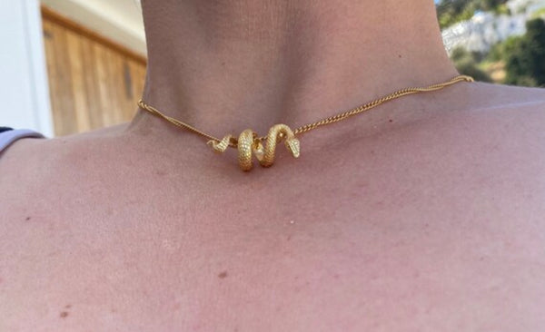 gold snake jewelry 
