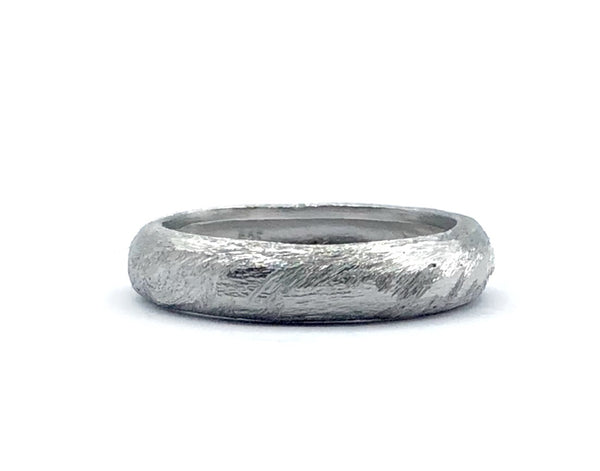 Silver stacking rings, Hammered stacked bands Rough texture band - Handmade with Love - Eleni Pantagis