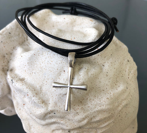 Small silver cross, woman’s silver cross 