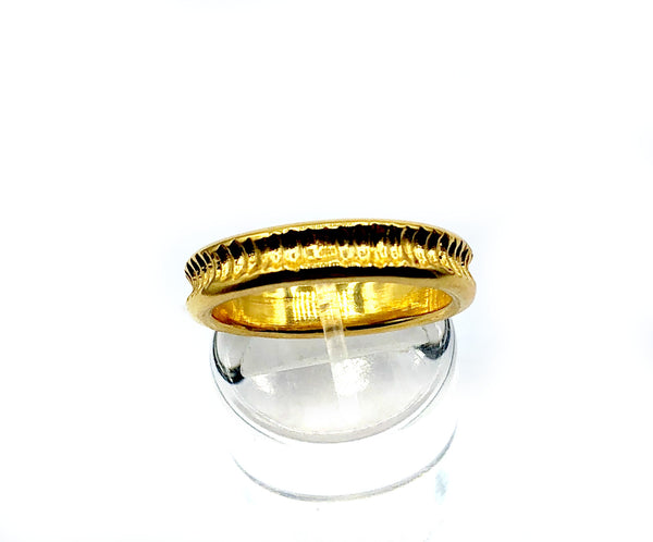 gold stacking ring, gold plated stacking ring, gold band 