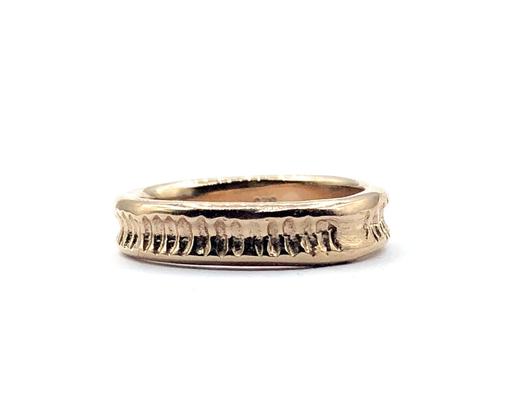 rose gold stacking ring, sterling silver stacking ring, pink ring 
